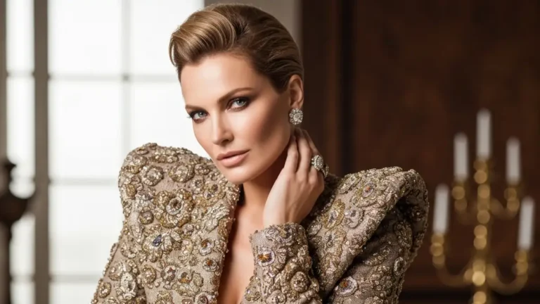 Anja Rubik - polska supermodelka w eleganckiej stylizacji
