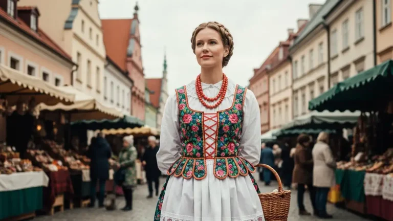 Kobieta w stylizacji na 15 stopni - sweter, kurtkę przejściową, spodnie, dodatki