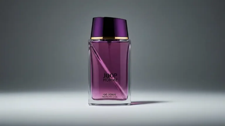 Joop Homme ikoniczne perfumy męskie z lat 90. w eleganckim fiolecie i złocie
