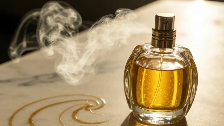Flakon perfum ze śródziemnomorską nutą pistacji kleistej i mastyksu