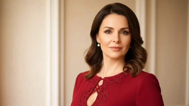 Sara Boruc - elegancka kobieta w stylowym stroju, portret