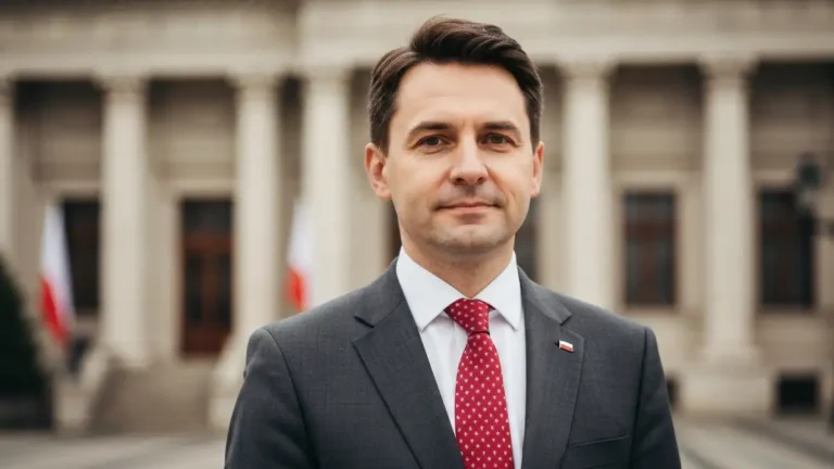 Portret Władysława Kosiniaka-Kamysza w garniturze, oficjalne zdjęcie polityka